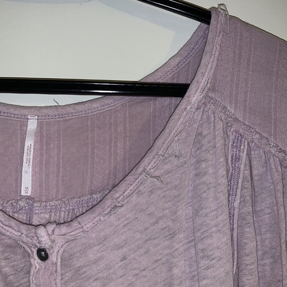 Free People Lavender Blouse - Picture 6 of 8